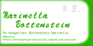 marinella bottenstein business card